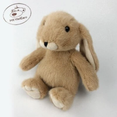 Soft Stuffed Animals Kids Long Ear Bunny Rabbit Sleeping Cute Cartoon Plush Toy - Image 1 of 4