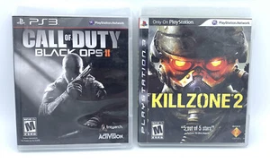 Lot of 2 Playstation 3 Games Call of Duty Black Ops 2 & Killzone 2 - Picture 1 of 4