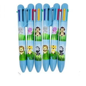 6 plumas de fiesta de 6 colores para animales de la selva rellenos para animales salvajes clase regalos - Imagen 1 de 1