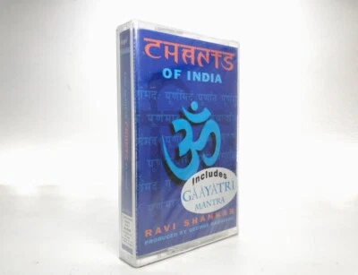 Ravi Shankar CHANTS OF INDIA Cassette **SEALED!**  1997 **RARE GEORGE HARRISON** - Image 1 of 4