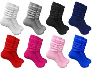 2 Paar schwere Damensocken extra lang & hoch knusprig Baumwolle 22 Zoll - Bild 1 von 10