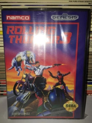 Sega Genesis Rolling Thunder 3 - NTSC U Namco Arcade Shooter Megadrive New Game - Image 1 of 4