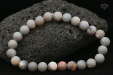 Australian Opal Round Plain Natural Gemstone 70ct Jewelry Stretch gift Bracelet