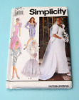 Simplicity WEDDING dress pattern #7647 sz 10-14 FF UC