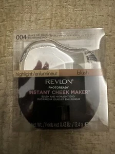 REVLON PHOTOREADY INSTANT CHEEK MAKER - 004 MAKE ME BRONZE -0.43oz - Picture 1 of 2