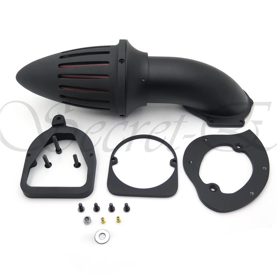 Bullet Air Cleaner Kit Intake Filter For Honda Spirit Ace 750 '98-'13 Matte Blac - Image 1 of 4