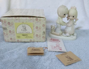 Statuina ceramica vintage momenti preziosi perdonare è dimenticare E-9252 Enesco - Foto 1 di 13