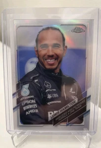 2021 Topps Chrome Formula 1 Refractor #50 Lewis Hamilton Mercedes (ref Y0002) - Picture 1 of 2