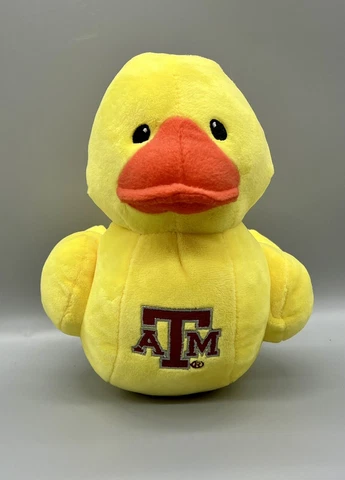 Texas A&M Aggies Stuffed Animal Plush Rubber Duck Ducky 8" ~ Graduation Gift Cover