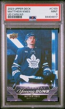 2023-24 Upper Deck Series 1 Matthew Knies Young Guns Canvas C103