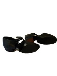 Leo’s Damen Tanzschuh Elastosplit Grecian Sandale 81/2 schwarz - Bild 1 von 4