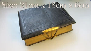 Original Victorian Cabinet Card Album c) 1879 * 25 Photographs * Good Condition! - Picture 1 of 24