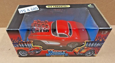 Funline Muscle Machines 1962 Chevrolet Corvette Red '62 Chevy 2004 NIB - Image 1 of 4