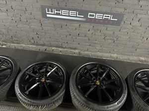 Porsche 8,5+ 11 X 20 21 992 911 C2 C4 Carrera WINTER Wheel Rim Set Felgen Black - Bild 1 von 18