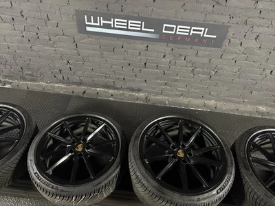 Porsche 8,5+ 11 X 20 21 992 911 C2 C4 Carrera WINTER Wheel Rim Set Felgen Black - Bild 1 von 4