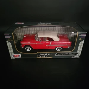 Motor Max 1955 Chevrolet Bel Air Convertible Red 1:18 Scale Die-cast New In Box - Picture 1 of 6