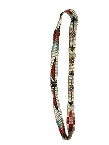 Sombrero de Colección Nativo Americano Semilla Cuentas Diseño Flechas Etc. - Imagen 1 de 10