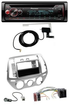 Pioneer DAB CD MP3 USB Bluetooth Autoradio für Hyundai i20 (12-14) man. Klima - Bild 1 von 4