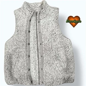 Graue Sherpa Weste für Damen - Miami (Francesca’s) - Größe S - Bild 1 von 8