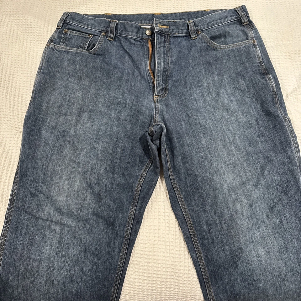 Pantalones de mezclilla Carhartt Relaxed Carpenter 100612-423 para hombre 40x30 Foto 1 de 4