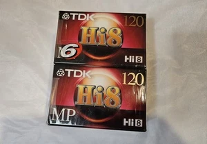 TDK Hi8 MP 120 - 6 PACK (P6-120H8MP) Camcorder Video Tapes FACTORY SEALED NEW! - Picture 1 of 3