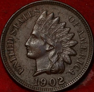 1902 Philadelphia Mint Indian Head Cent - Picture 1 of 2