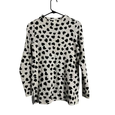 LOFT XXSP XS Mujer Suéter Estampado Animal Suave Acogedor Básico Informal Lana Ann Taylor Foto 1 de 4