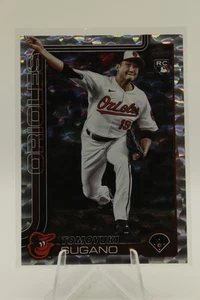2025 Topps Series 2 #417 Tomoyuki Sugano Crackle Foil Baltimore Orioles Rookie - Picture 1 of 2
