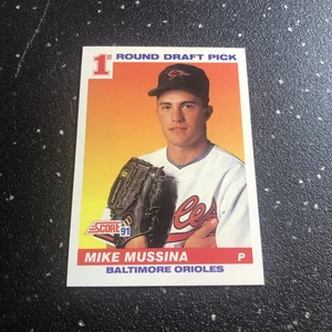 1991 Score - Mike Mussina #383 (RC) MLB Baltimore Orioles Pitcher - Picture 1 of 2