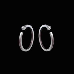 Ib Bluitgen - Copenhagen. Sterling Silver Earrings. - Picture 1 of 3