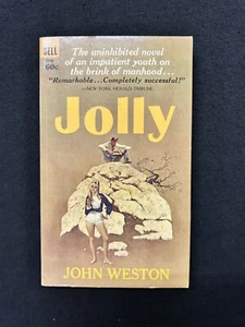 John Weston JOLLY  Dell 4249 1st printing thus 1966  VTG pb  young erotica - Picture 1 of 4