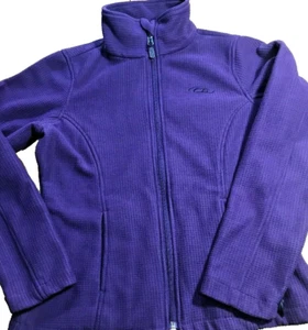 CB Sport Mujer Ropa Exterior Púrpura Chaqueta con Cremallera Completa Talla Mediana Abrigo - Imagen 1 de 8
