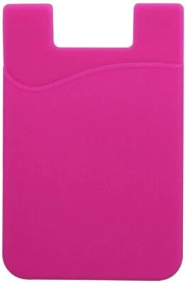 Adhesive Silicone Credit Card Pocket Sticker Pouch Holder Case For Cell Phone - Image 1 of 4