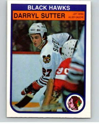 1982-83 O-Pee-Chee #76 Darryl Sutter  RC Rookie Chicago Blackhawks V57630 - Image 1 of 2