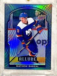 2020-21 Oberdeck Allure schwarz Regenbogen Mathew Barzal #39 - Bild 1 von 2