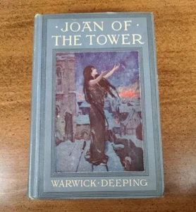 Antique 'Joan of The Tower' 1911, by Warwick Deeping 1st Edition(?) Ex-Libris - Imagen 1 de 14