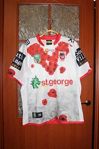 NRL Telstra Premiership St George Illawarra Dragons Rugby Liga Trikot Shirt -2XL - Bild 1 von 6