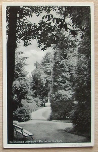 AK 1936: Altheide Schlesien Polanica-Zdrój Herzheilbad Kurpark Kłodzko Glatz - Bild 1 von 2