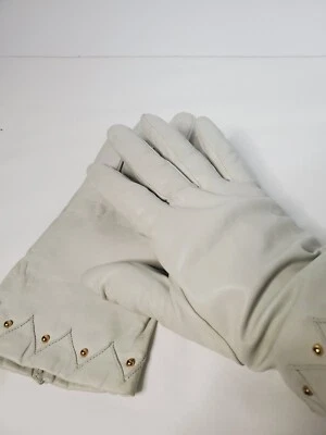 Guantes de Cuero para Invierno Damas Talla Mediana Forrados Excelente Estado Usado Foto 1 de 4