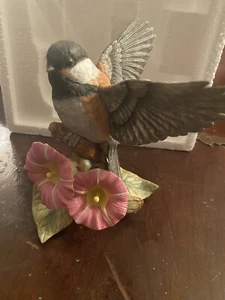 Lenox Chestnut-Backed Chickadee Bird Figurine Excellent Original Package - Picture 1 of 5