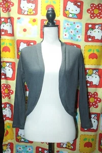 Girl's Gray Cardigan Sweater from Self Esteem Size XL - Picture 1 of 3