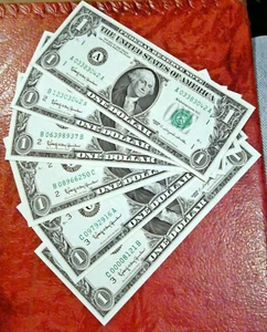 1963 $1 Reserva Federal Completo 22 Billetes Distrito y Bloque Set ~ Gema Sin Circular - Imagen 1 de 4