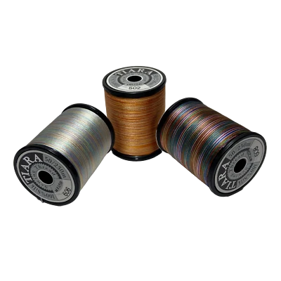 Fujix Tiara 50 Variegated Silk Thread, 23 dtex 4x3, 250m, 24 Amazing Colors - Image 1 of 4