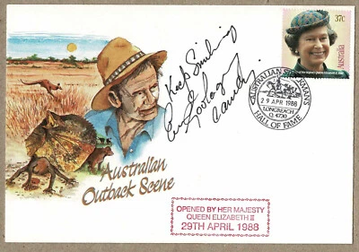 SIGNED 1988 Australia Cover by Tennis Champion  YVONNE GOOLAGONG CAWLEY - image 1 of 2