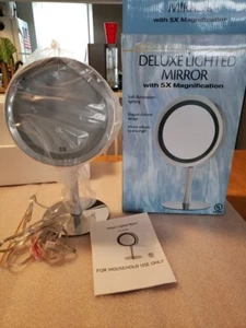 Perfection Classic Deluxe Beleuchteter Spiegel 5-fache Vergrößerung Neu - Bild 1 von 7