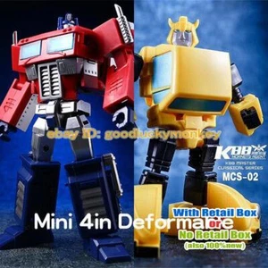 KuBianBao 6646 6649 OP.leader Autobot Decepticon G1 4in 10cm Robot Action Figure - Picture 1 of 13