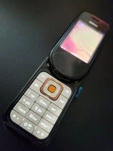 Rare Vintage Nokia 7373 Black Mobile Phone Unlocked ONLY 2H Talk Time See Below - Zdjęcie 1 z 4