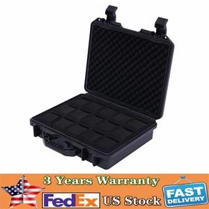 Uhrenaufbewahrungsbox mit 15 Fächern, wasserdichtem Design und ergonomischem Griff - Bild 1 von 20