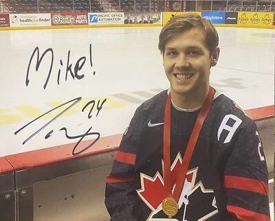 Ty SMITH Signed 8x10 Photo! NJ DEVILS  D Man!  “MIKE” W/COA - Image 1 of 2