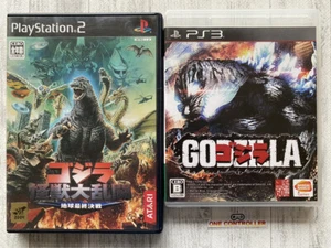 SONY PlayStation PS 2 & 3 Godzilla Save the Earth Kaiju Dairantou from Japan - Picture 1 of 6